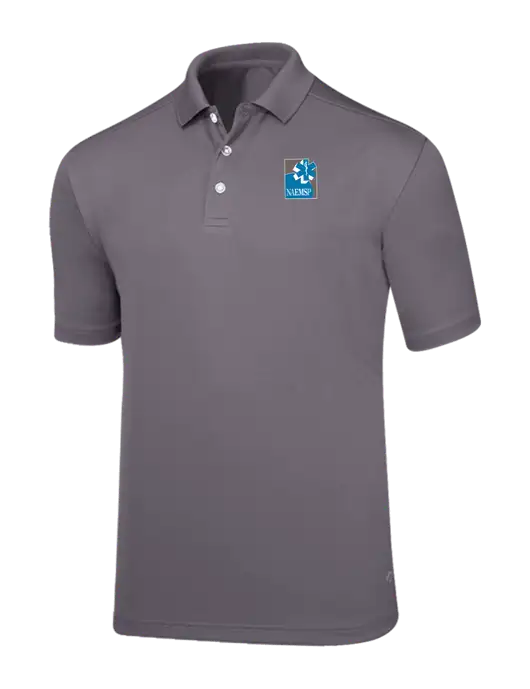 Callaway Core Medium Grey Performance Polo w/NAEMSP Logo