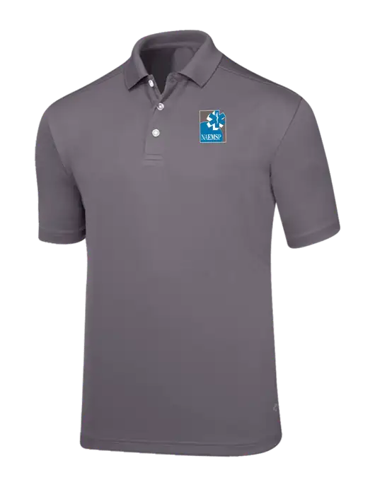 Callaway Core Medium Grey Performance Polo w/NAEMSP Logo
