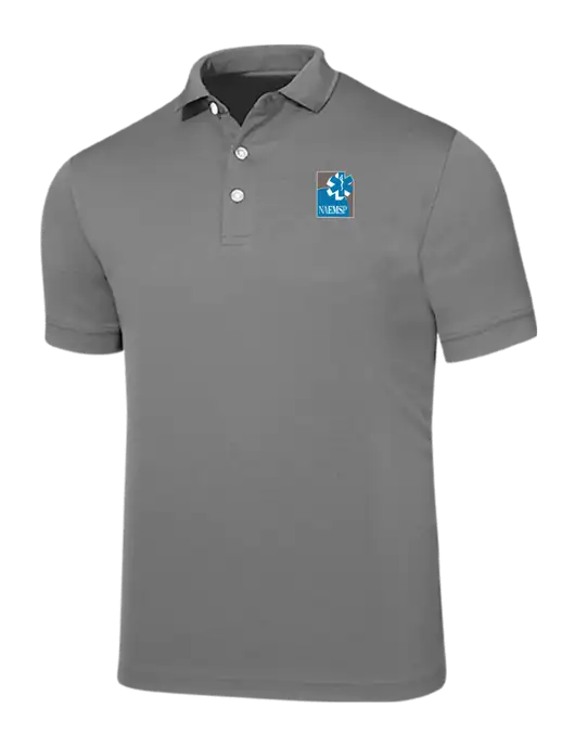 Callaway Ottoman Medium Grey Polo w/NAEMSP Logo