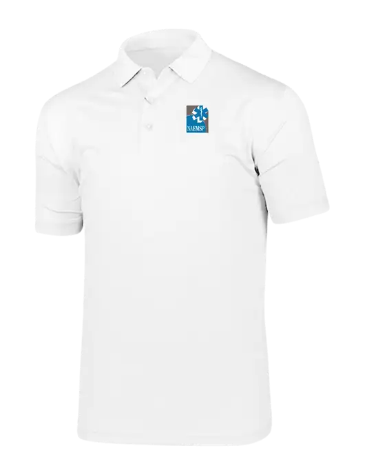 Callaway Vibrant Bright White Ventilated Polo w/NAEMSP Logo