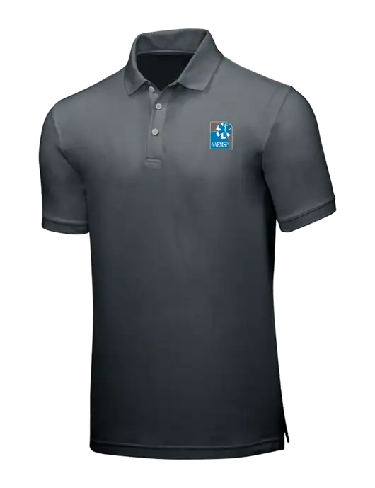 Dark Grey Core Classic Pique w/NAEMSP Logo