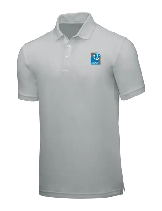 Light Grey Core Classic Pique w/NAEMSP Logo