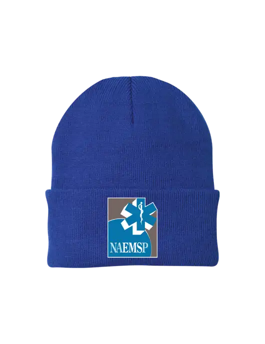 Royal Knit Cap w/NAEMSP Logo