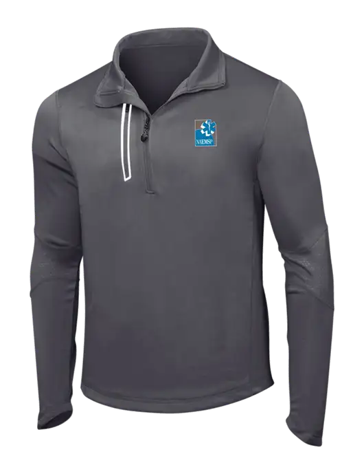 OGIO Gear Grey Endurance Fulcrum 1/4 Zip w/NAEMSP Logo
