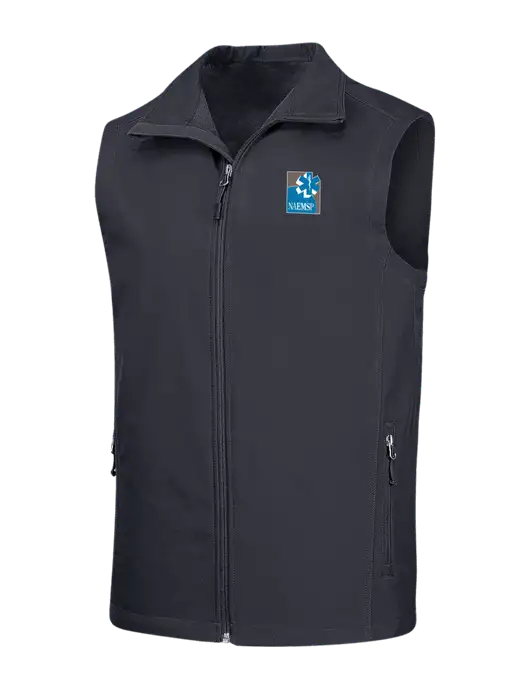 Dark Grey Core Soft Shell Vest w/NAEMSP Logo