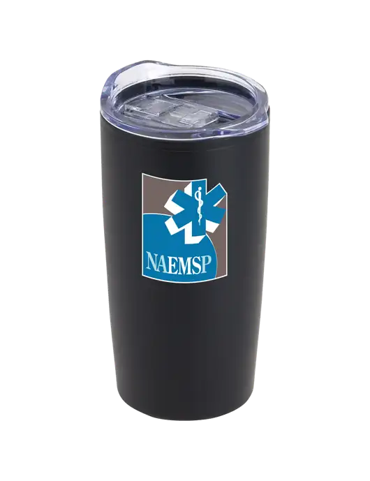 Olympus Black 20 oz Tumbler w/NAEMSP Logo