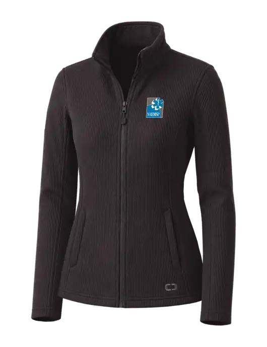 OGIO Blacktop Womens Grit Fleece Jacket w/NAEMSP Logo