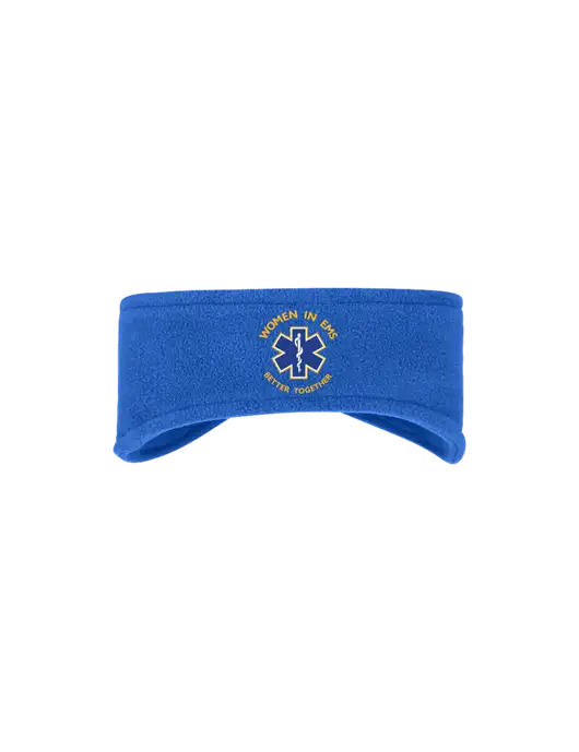 Royal Stretch Fleece Headband w/Women In EMS