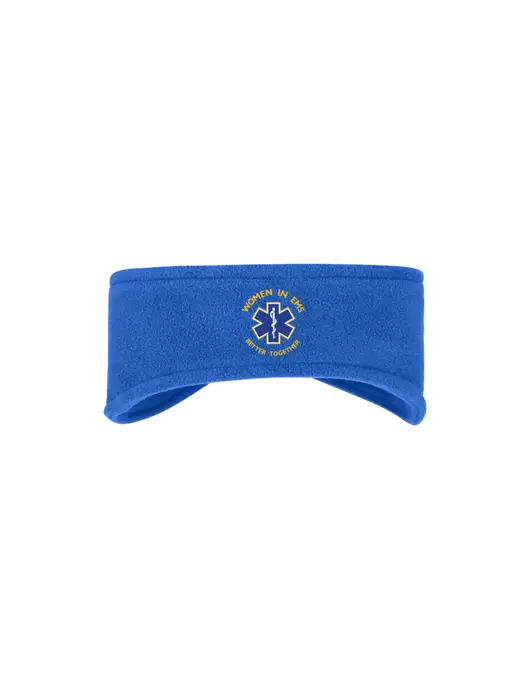 Royal Stretch Fleece Headband w/Women In EMS